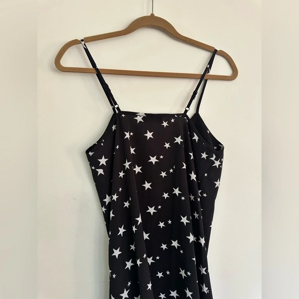 Hit the star tank dress nasty gal white stars sz 0 sz small - Picture 7 of 7